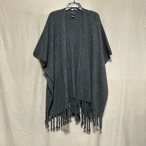 Madison 88 Wrap Womens OSFA Open Shawl Scarf polyester/acrylic Nordic Hem Design